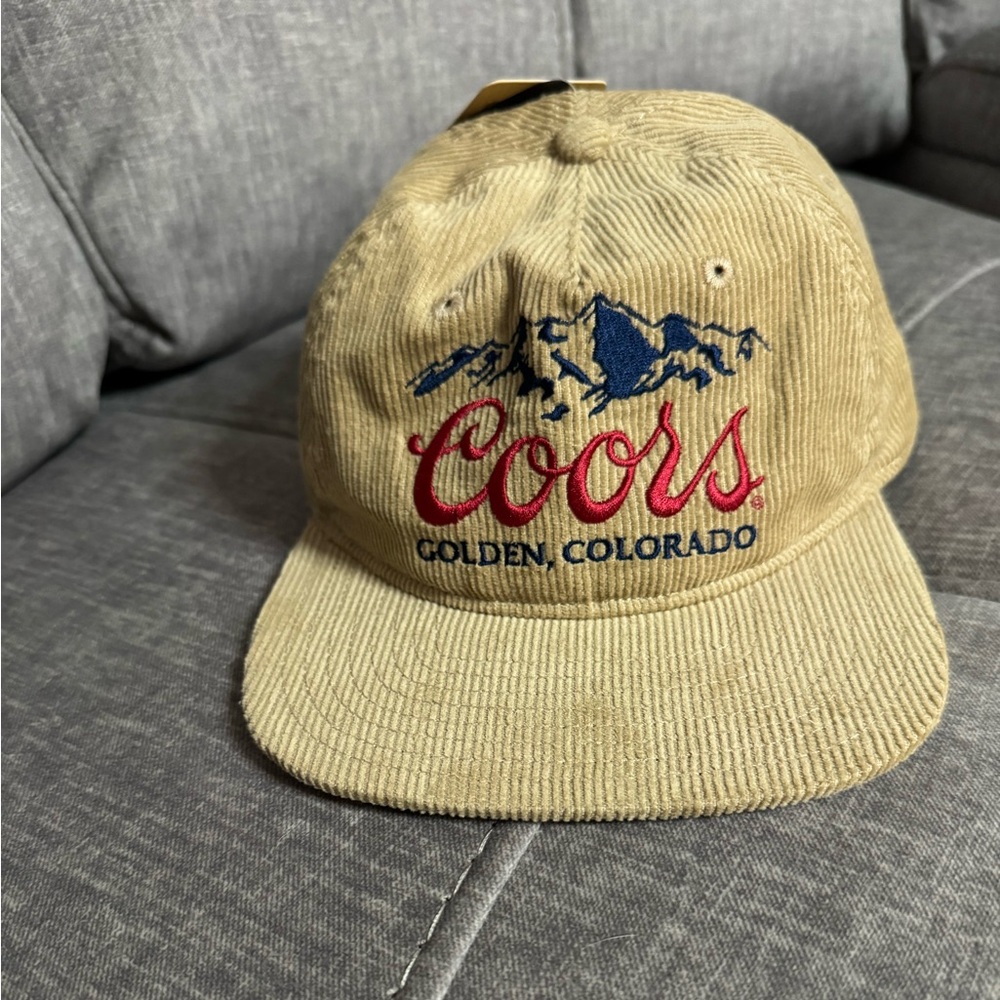 Golden, Colorado Corduroy Baseball Cap - Tan